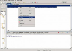 Inspect your code in Eclipse using Eclipse Scrapbook feature
