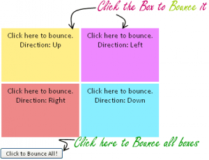 Fantastic Bouncy Effect using jQuery/JavaScript