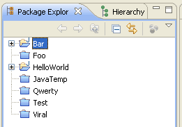 Eclipse Tip: Hide Closed Projects in Eclipse Project Explorer View
