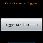 Android: Trigger Media Scanner Programmatically