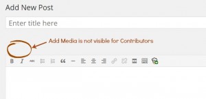 WordPress – Allow Contributors to Add / Upload Media