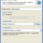Tutorial: Creating JavaServer Faces JSF application in Eclipse