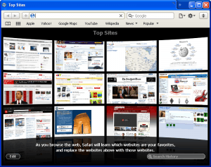 Safari 4 beta hit the download shelves