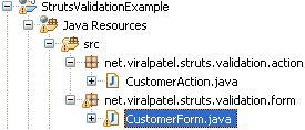 Struts Validation Framework Tutorial with example.